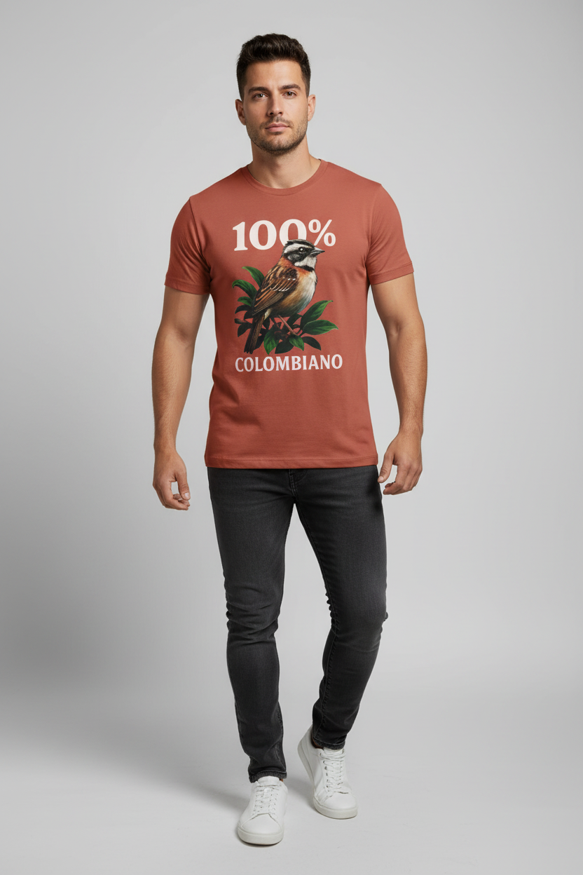 100% Colombiano - Camiseta Terracota