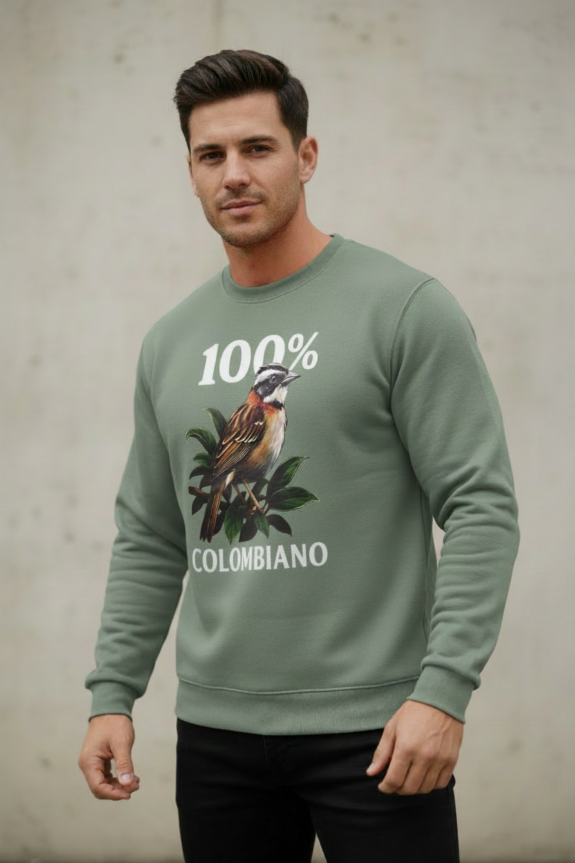 100% Colombiano - Verde Gris