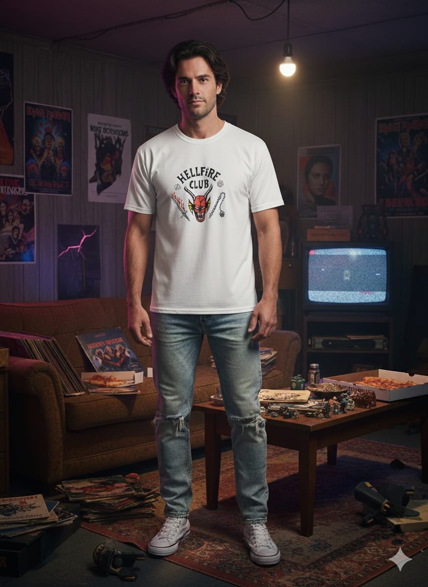 Camiseta Hombre Hellfire Club – Dimensión Gato