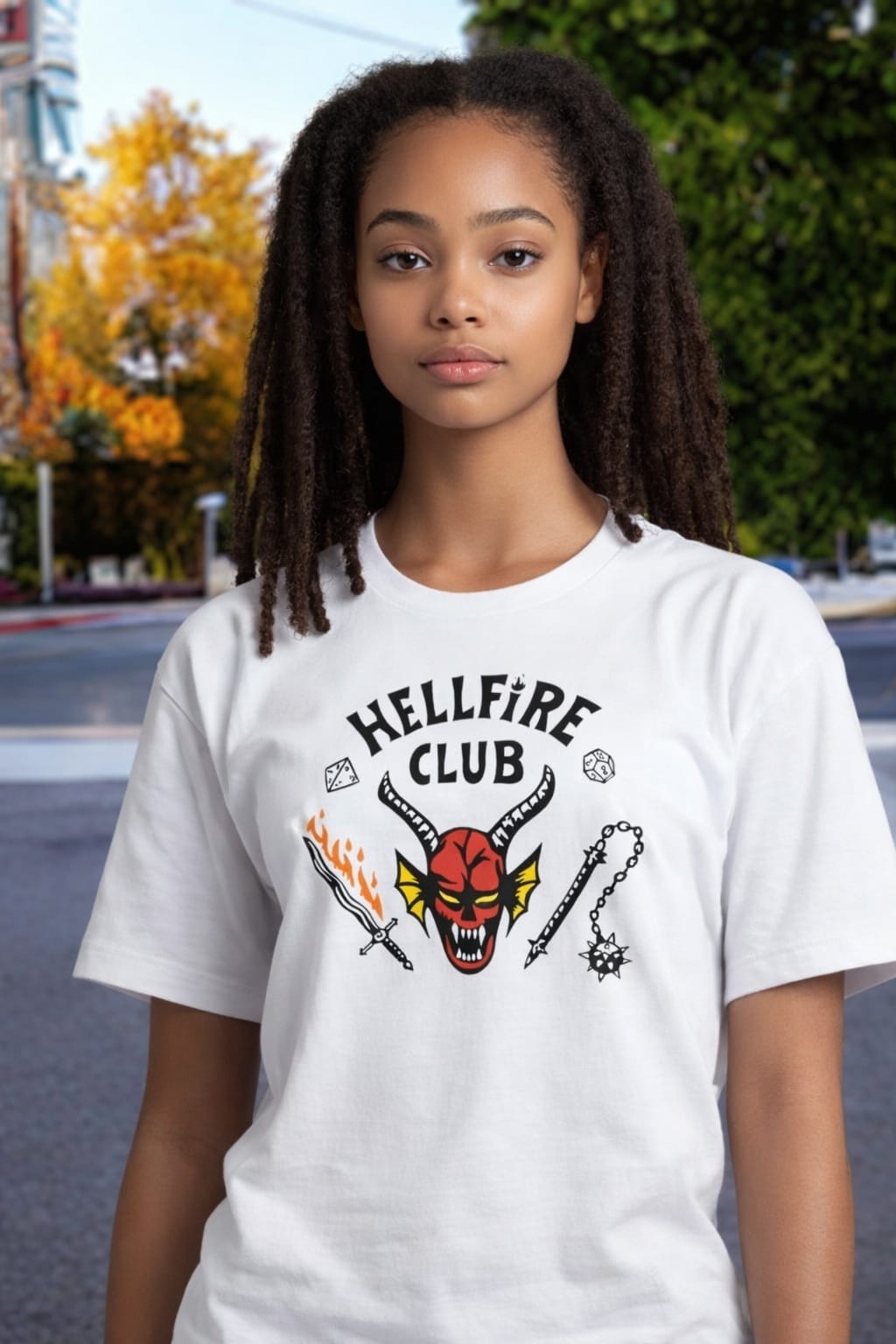 Camiseta Niñas Hellfire Club – Dimensión Gato