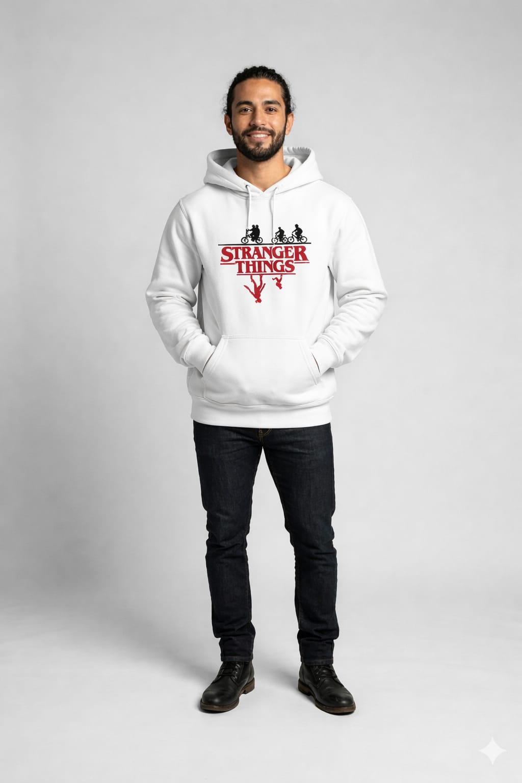 Hoodie Adultos The Upside Down – Dimensión Gato