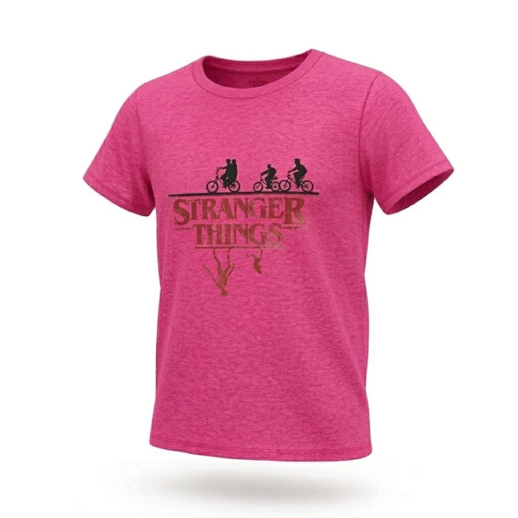 Camiseta Dama Slim The Upside Down – Dimensión Gato