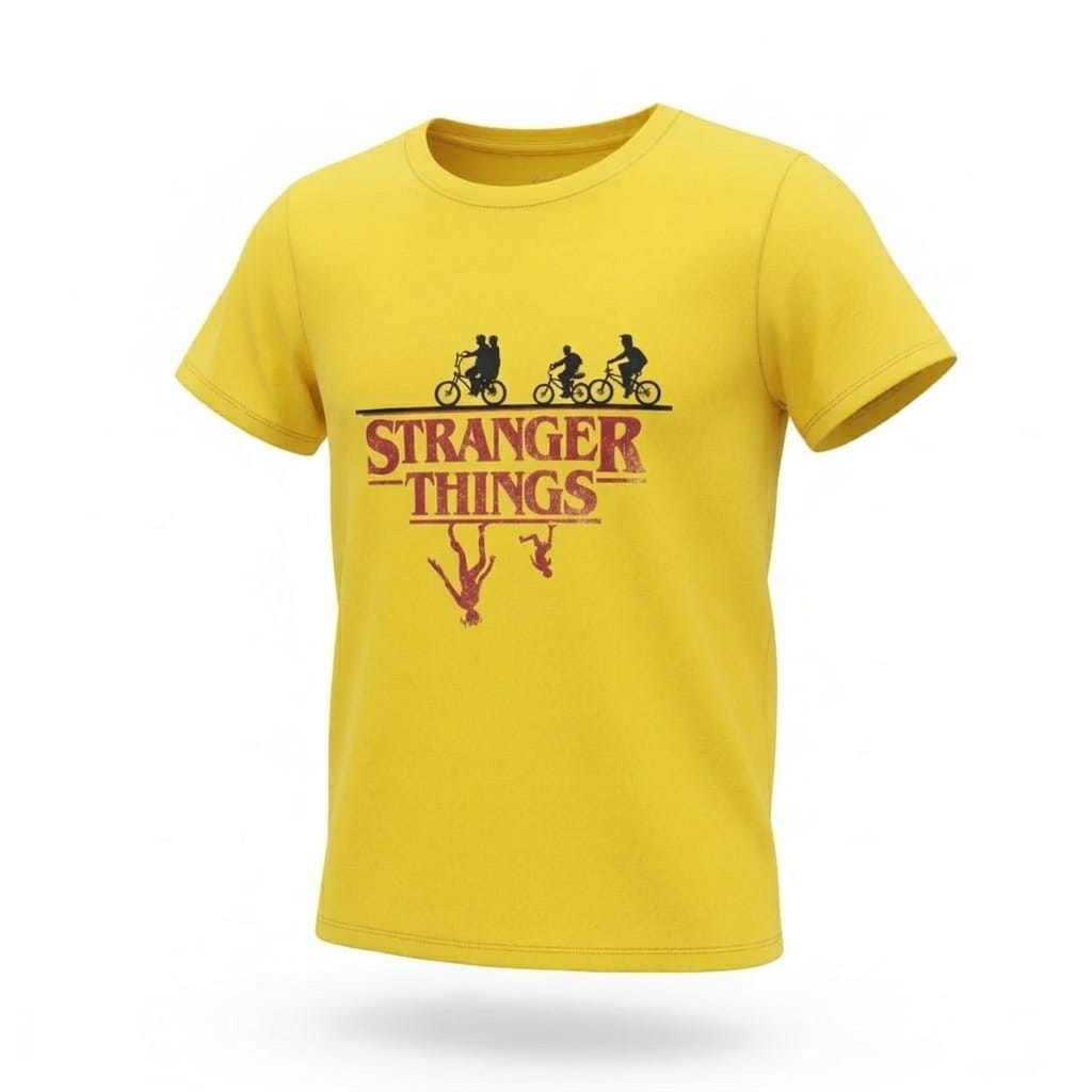 Camiseta Hombre The Upside Down – Dimensión Gato