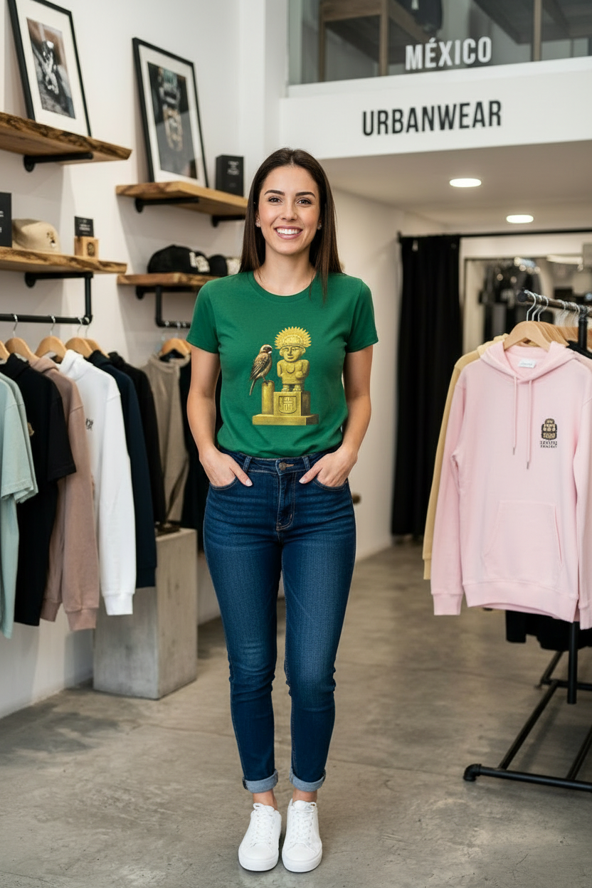 Camiseta Dama Copetón y Zipa
