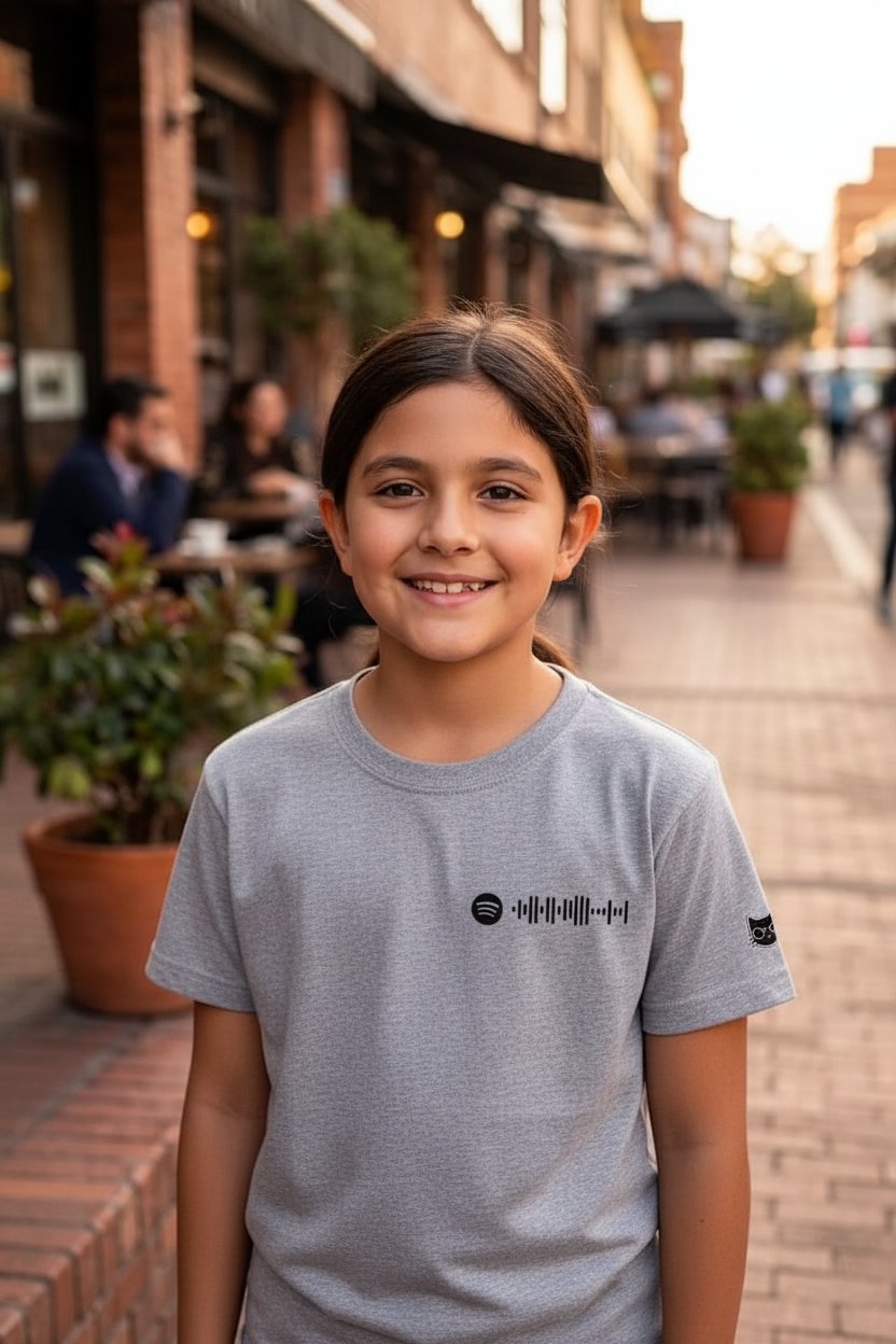 Camiseta Niños Gris Sonora del Gato