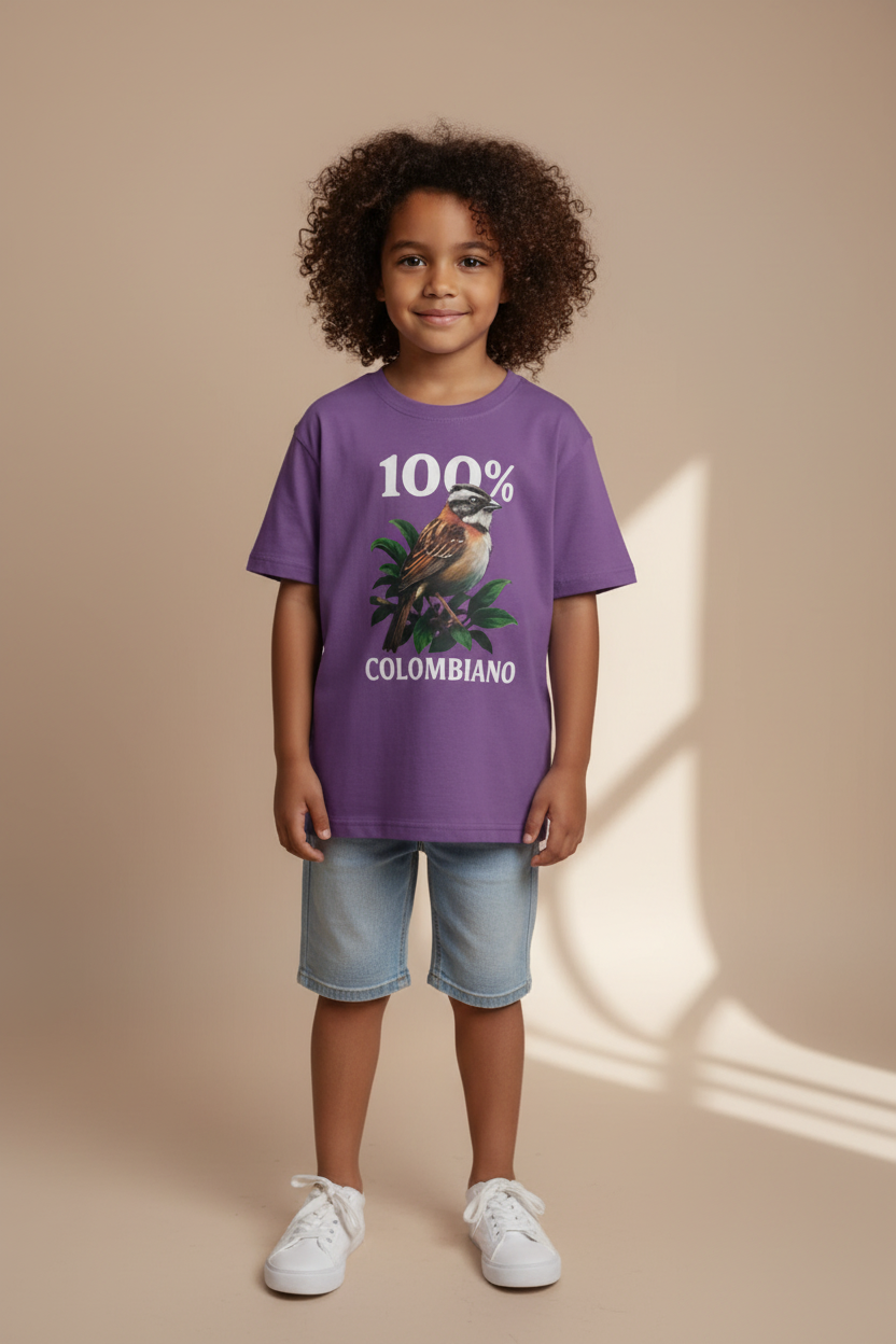 Camiseta Niños - Púrpura
