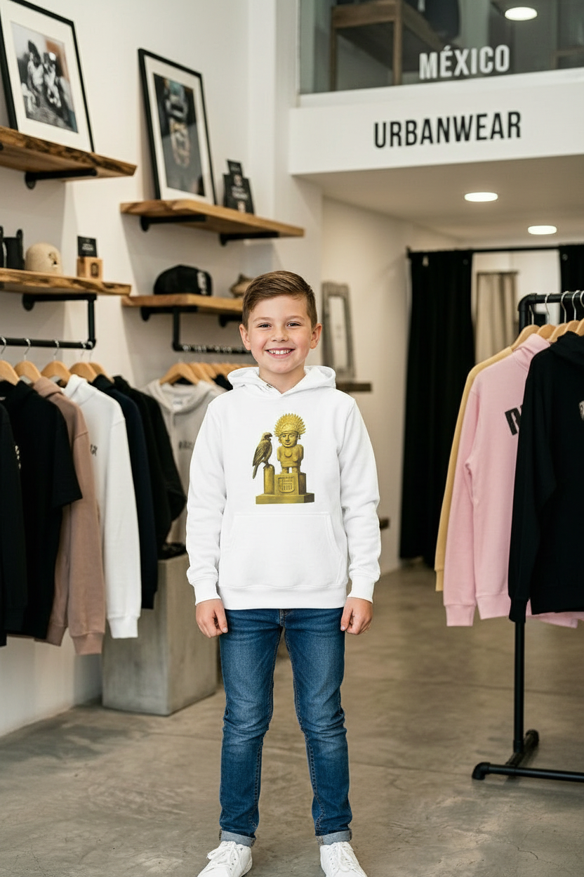 Hoodie Niños Blanco