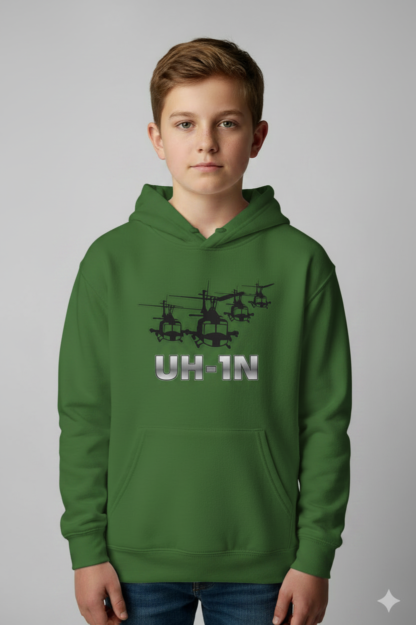 Hoodie UH-1N Niños Verde