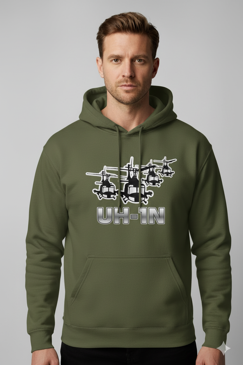 Hoodie UH-1N Verde Militar