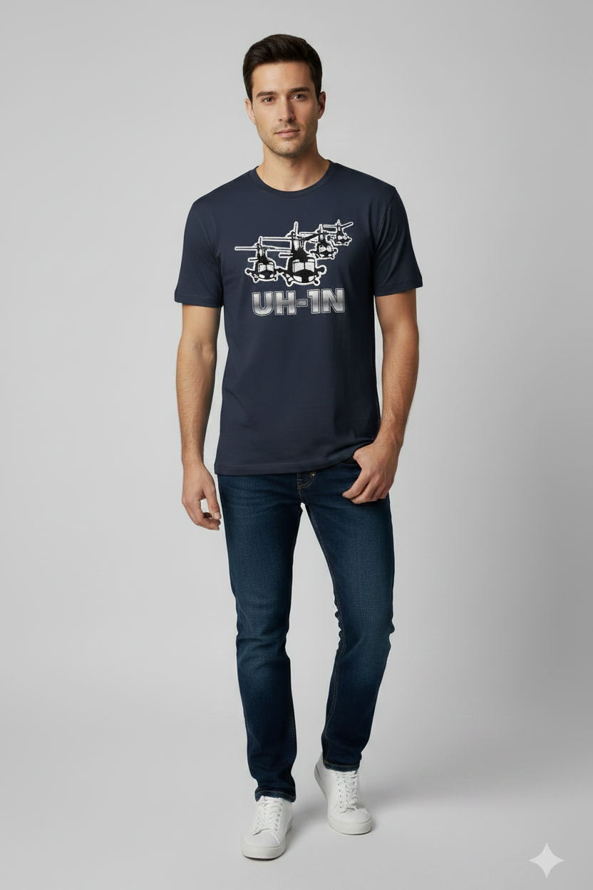 Camiseta Hombre UH-1N Azul