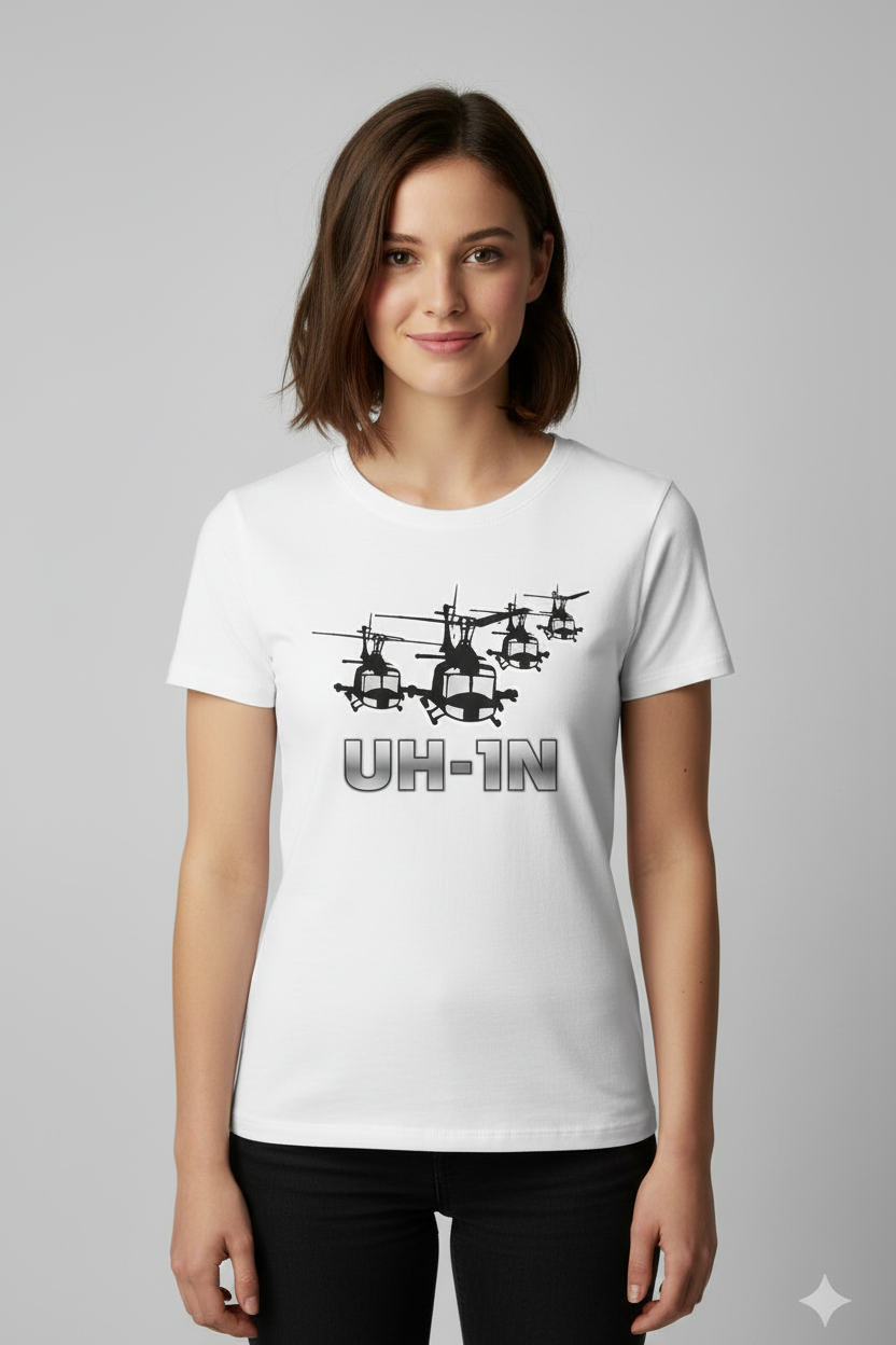 Camiseta UH-1N Dama Blanco