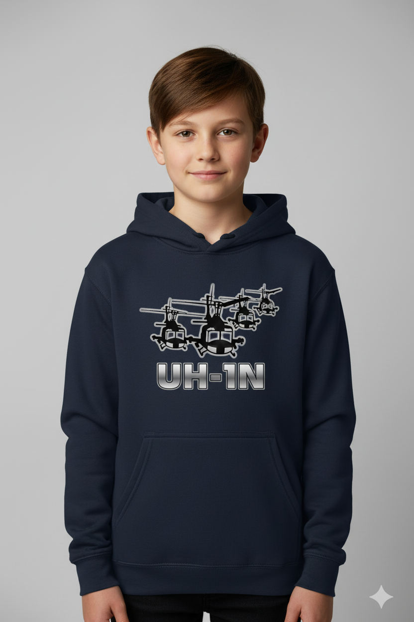 Hoodie UH-1N Niños Azul Marino