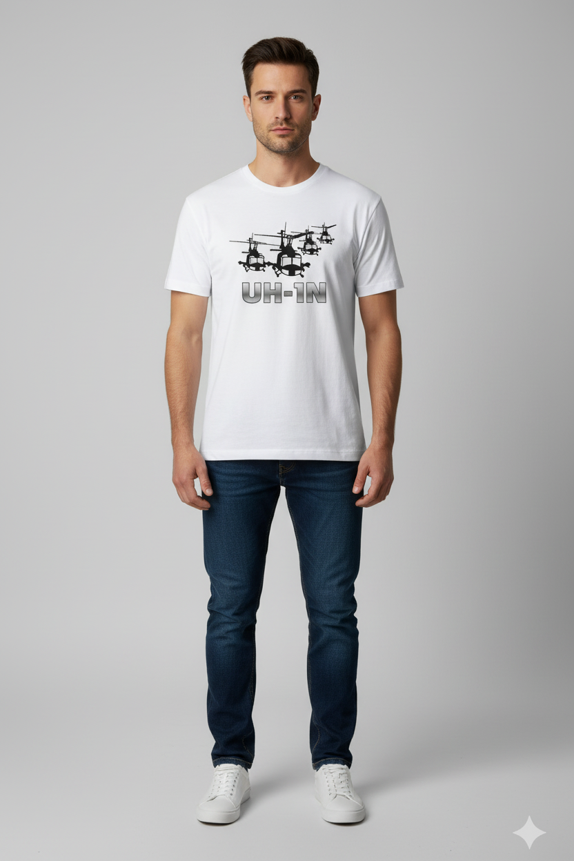 Camiseta UH-1N Hombre Blanco
