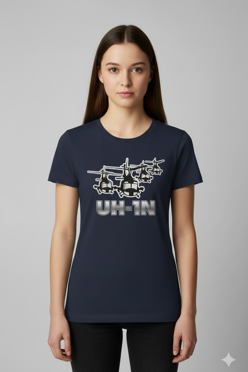 Camiseta UH-1N Dama Azul Marino