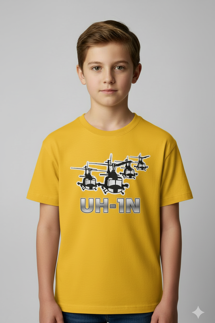 Camiseta UH-1N Niños Amarillo