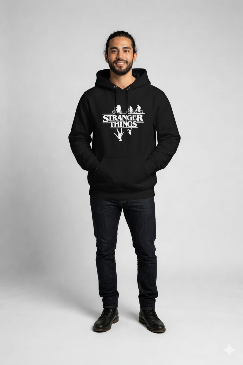 Hoodie Adultos The Upside Down – Dimensión Gato