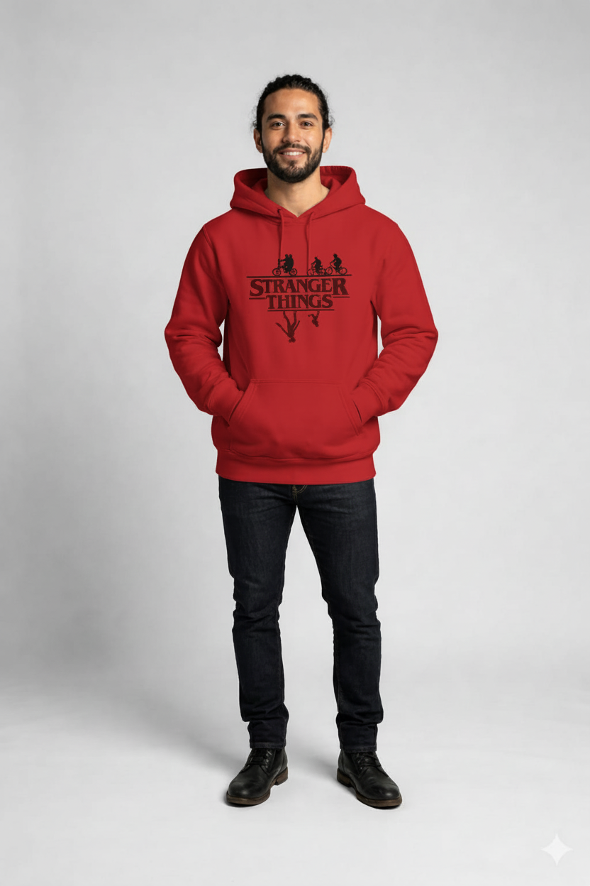 Hoodie Adultos The Upside Down – Dimensión Gato