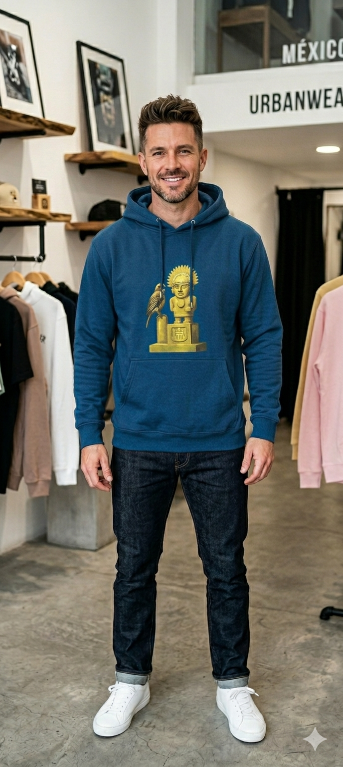 Hoodie Adultos Unisex Copetón y Zipa