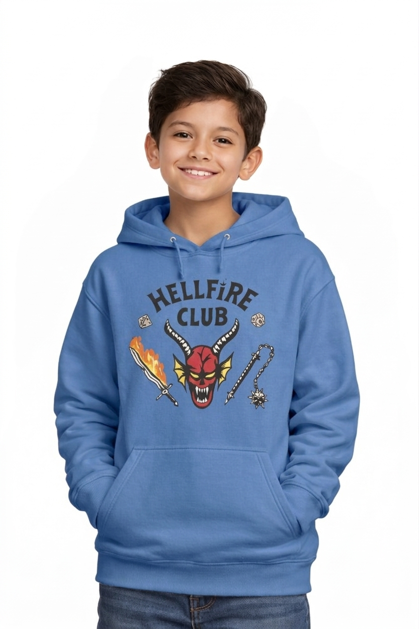 Hoodie Niños Hellfire Club – Dimensión Gato