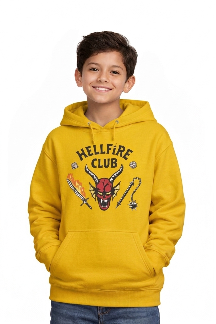 Hoodie Niños Hellfire Club – Dimensión Gato