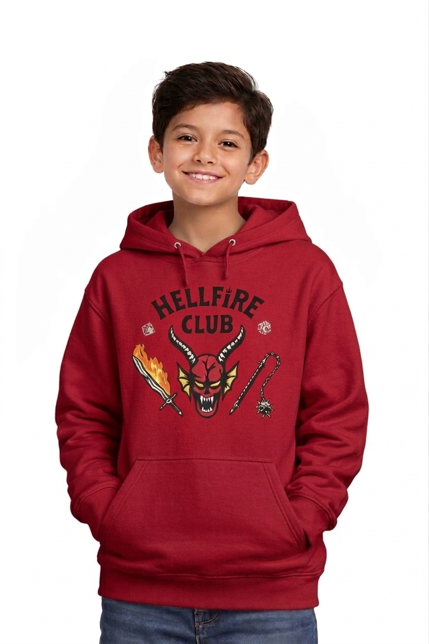 Hoodie Niños Hellfire Club – Dimensión Gato