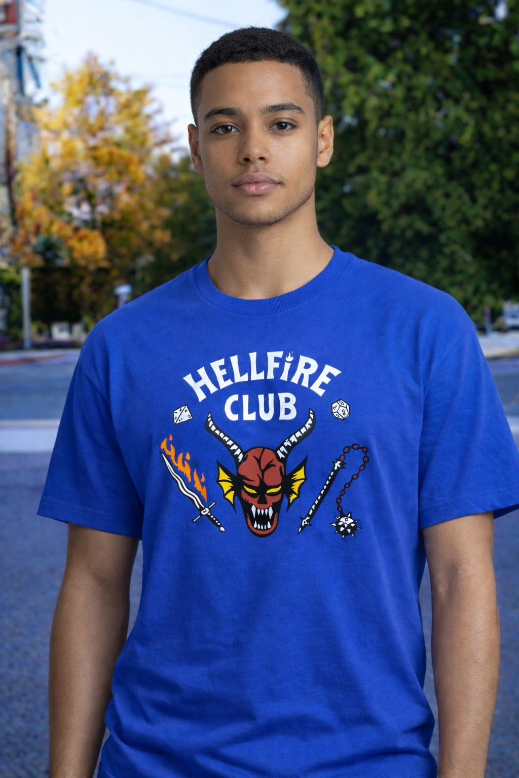 Camiseta Hombre Hellfire Club – Dimensión Gato